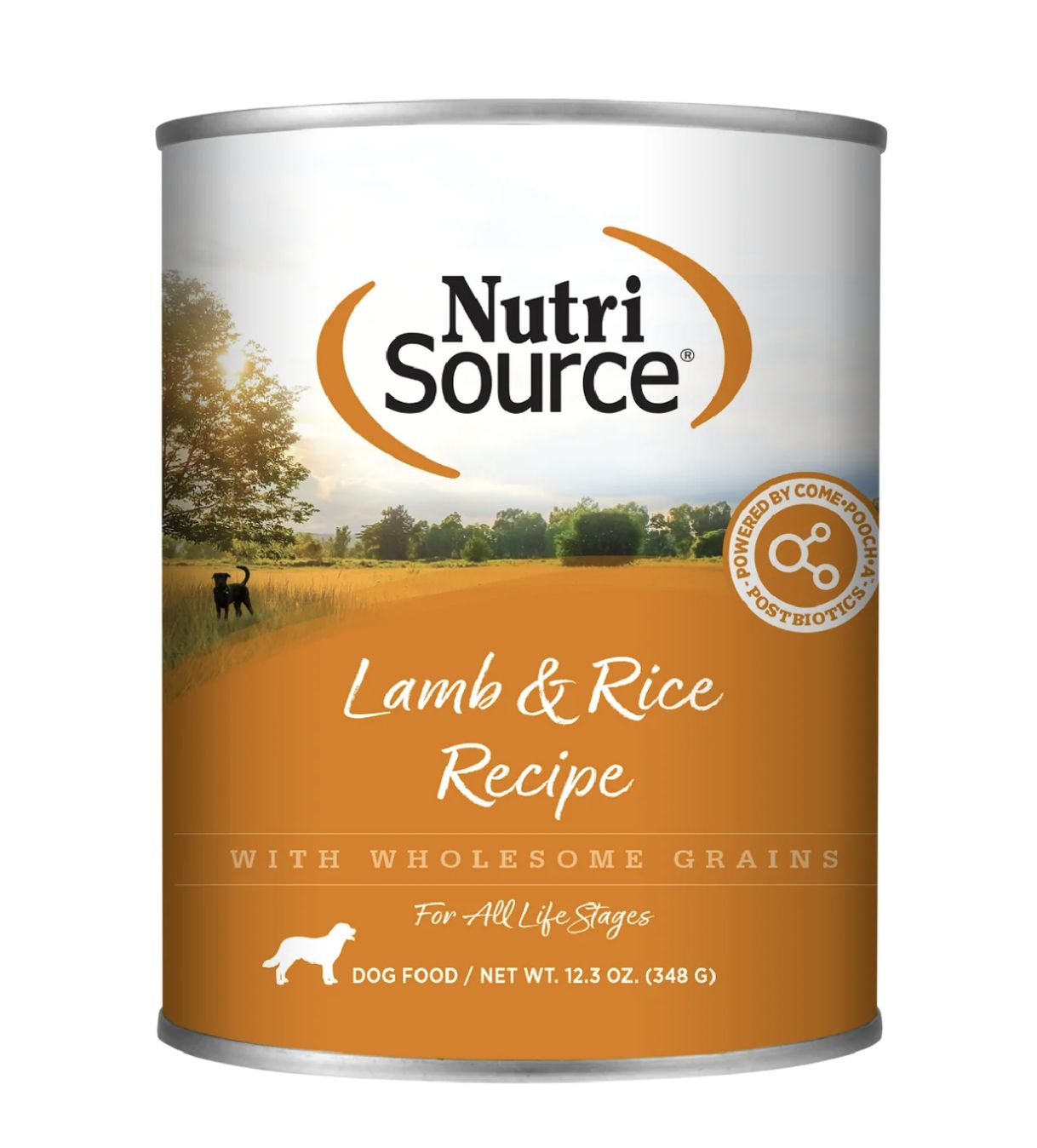NutriSource Dog Lamb &amp; Rice 12.3oz