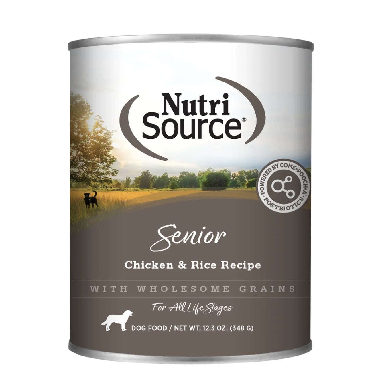 NutriSource Dog Senior Chicken &amp; Rice 12.3oz