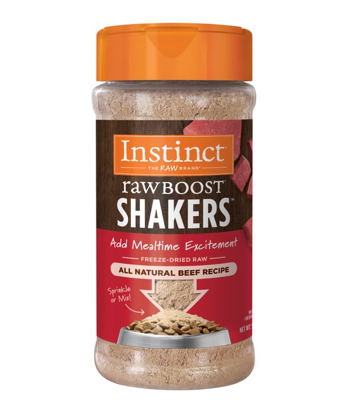 Instinct Dog Raw Boost Shakers Beef 5.5oz