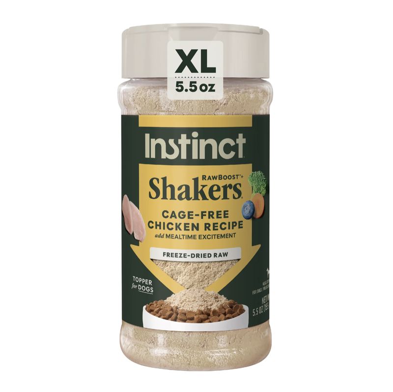 Instinct Dog RawBoost+ Shakers Cage-Free Chicken 5.5oz