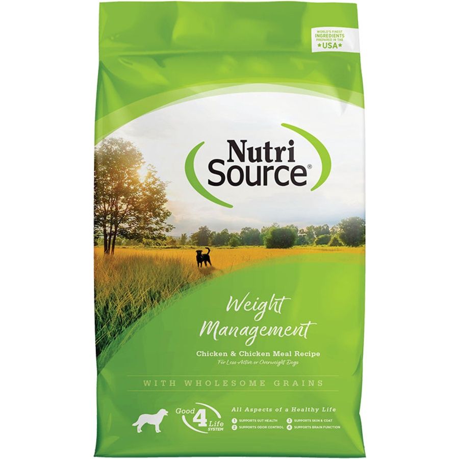 NutriSource Dog Weight Management Chicken, Size: 4lb
