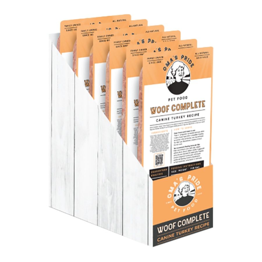 Oma's Pride Dog Frozen Raw Turkey, Size: 1lb