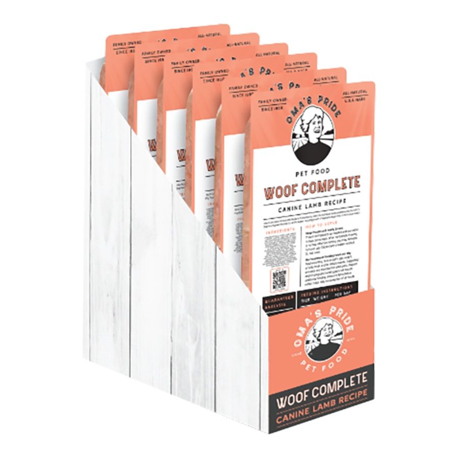 Oma's Pride Dog Frozen Raw Lamb 1lb