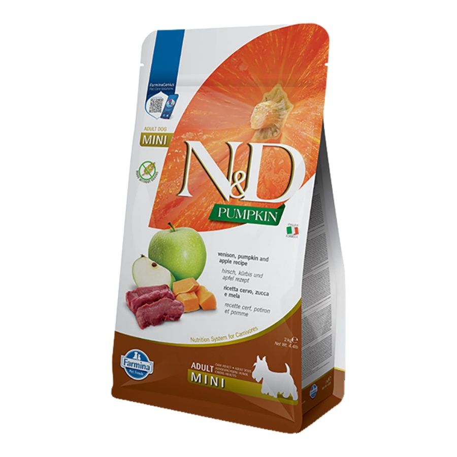 Farmina Dog Pumpkin Venison &amp; Apple, Dog Size: Mini, Size: 4.4lb