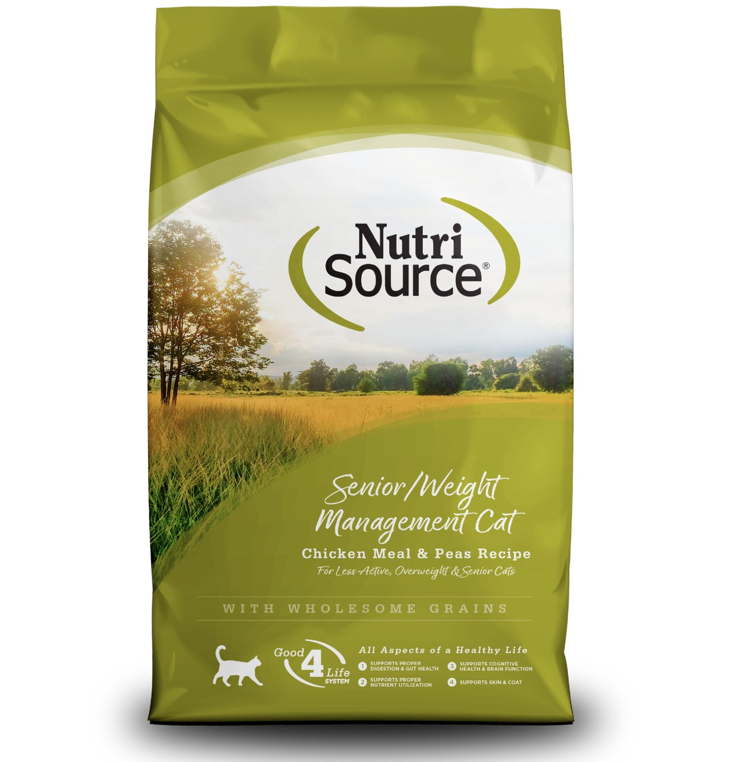 NutriSource Cat Senior &amp; Weight Management 4lb