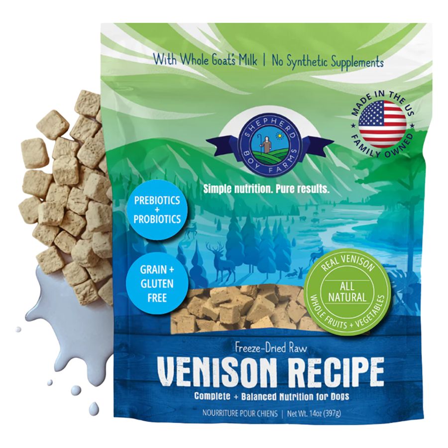 Shepherd Boy Farms Dog Freeze-Dried Venison 14oz