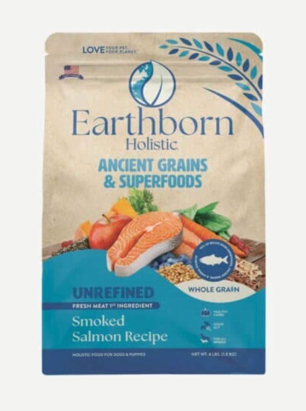Earthborn Dog Unrefined Ancient Grain Salmon Recipe, Size: 4lb