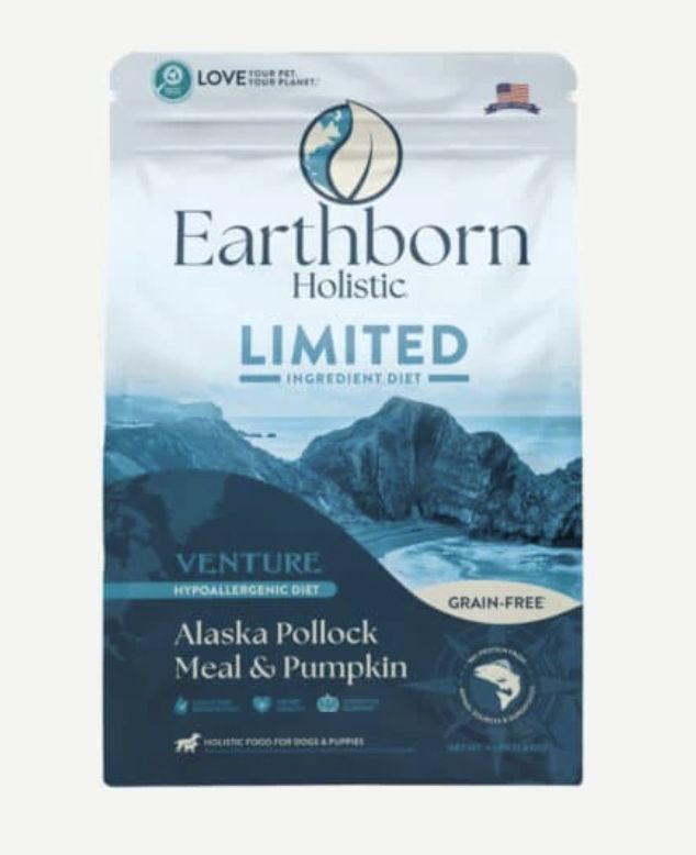 EarthBorn Dog Limited Ingredient Alaska Pollock Meal &amp; Pumpkin, Size: 4lb
