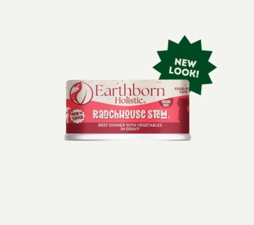 EarthBorn Cat Grain Free Beef Ranch House Stew 5.5oz