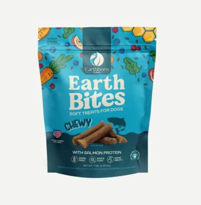 Earthborn Dog EarthBites Chewy Salmon Treats 7oz