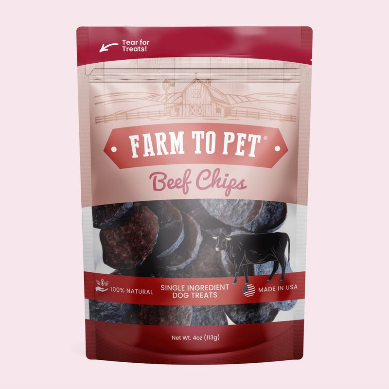 Farm To Pet Dog Beef Chips