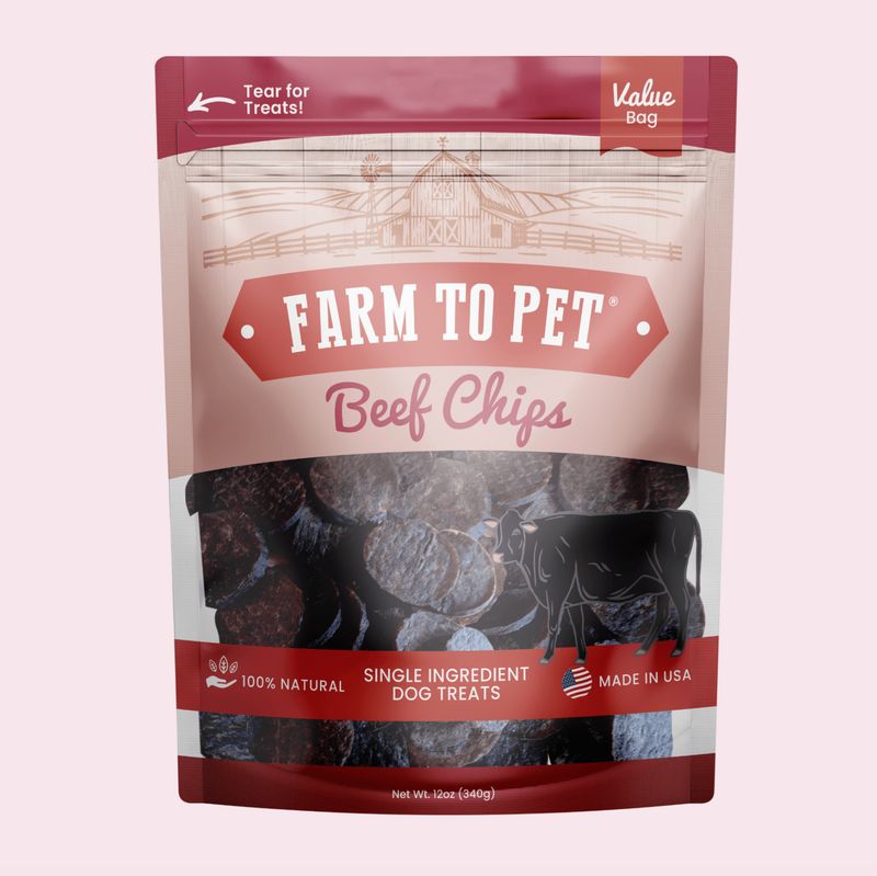 Farm To Pet Dog Beef Chips