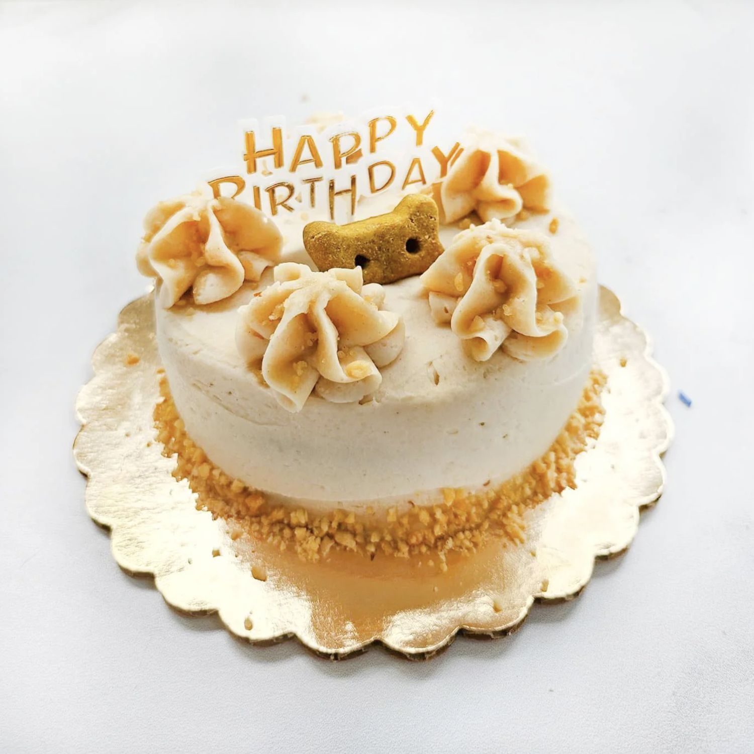 District Dog Soft Frosting Birthday Cake Peanut Butter
