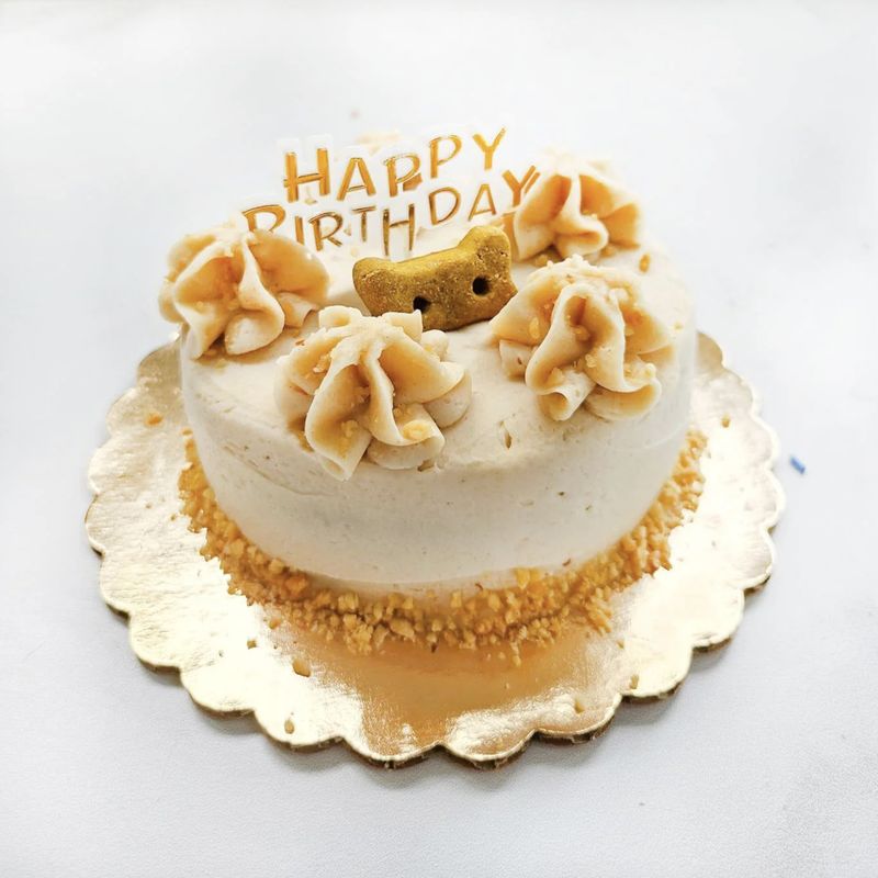 District Dog Soft Frosting Birthday Cake Peanut Butter