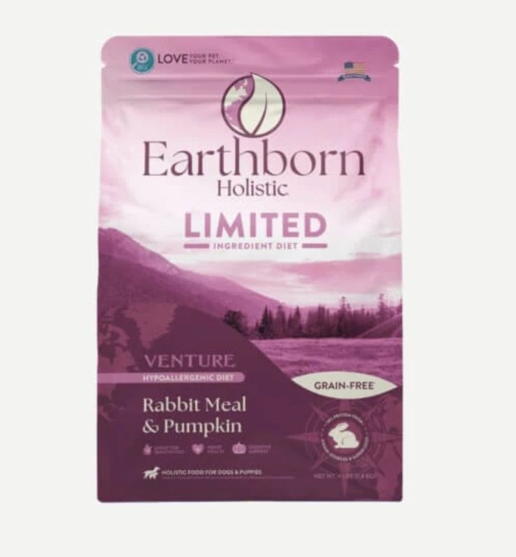 EarthBorn Dog Holistic Rabbit &amp; Pumpkin LID Grain Free, Size: 4lb