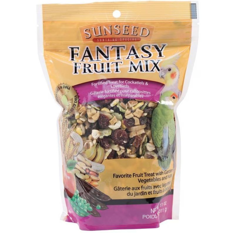 Sunseed Fantasy Fruit Mix Cockatiels &amp; Lovebirds 11oz
