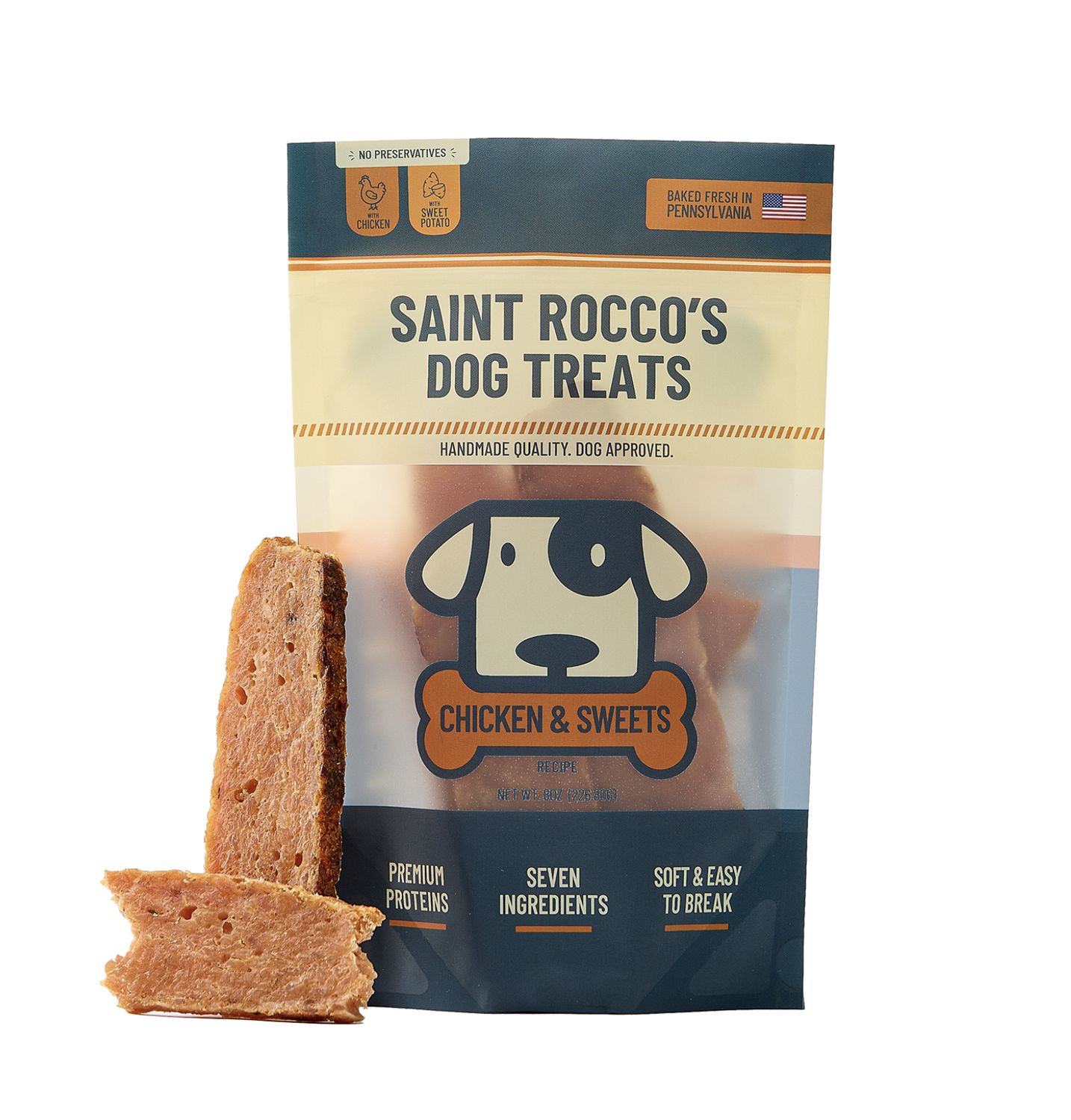 Saint Rocco's Dog Chicken &amp; Sweets, Size: 8oz