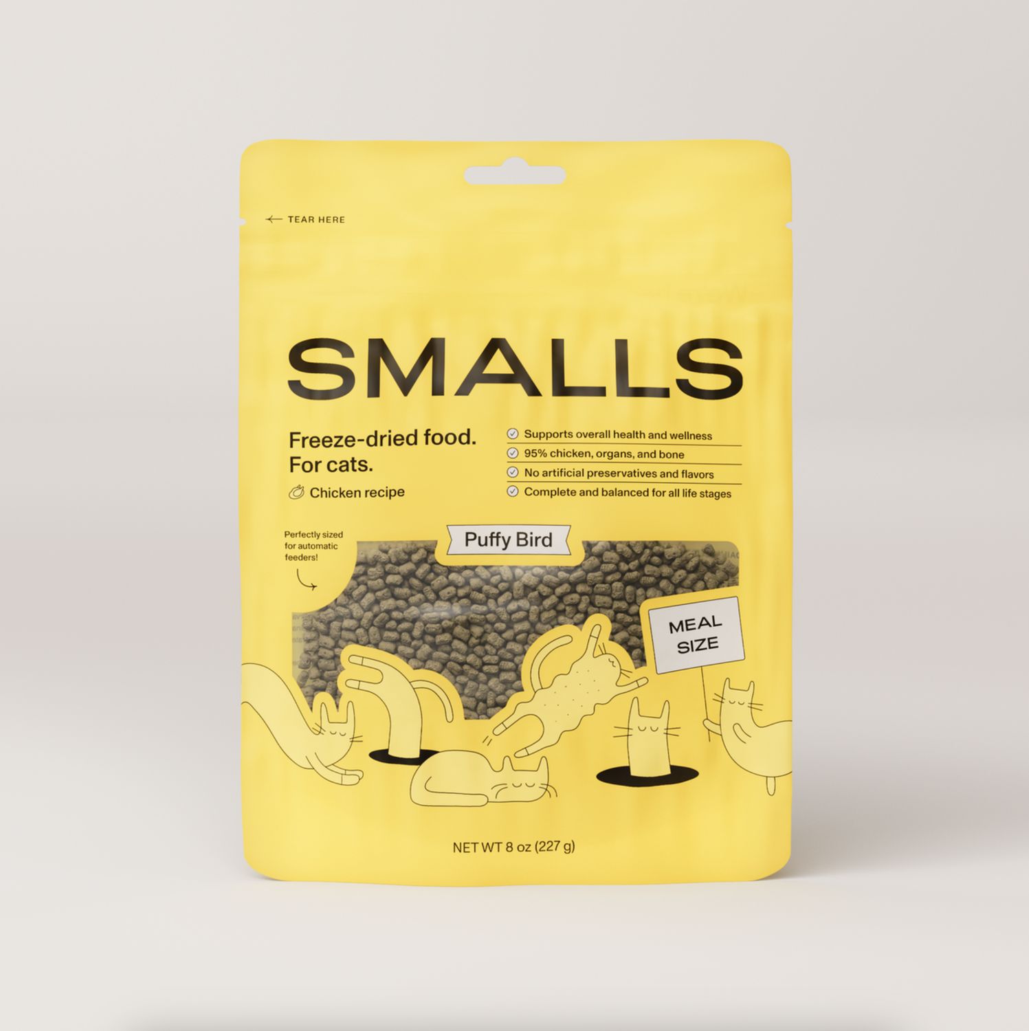Smalls Cat Freeze Dried Chicken, Size: 8oz