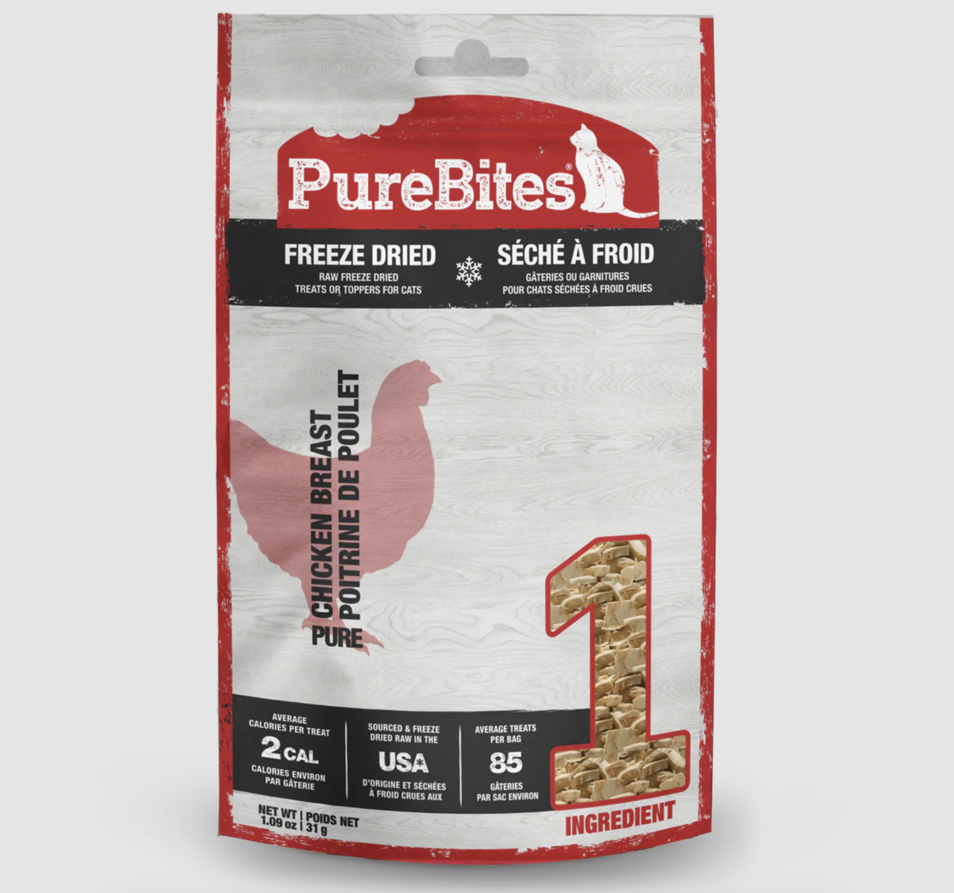 PureBites Cat Freeze Dried Chicken Breast 1.09oz