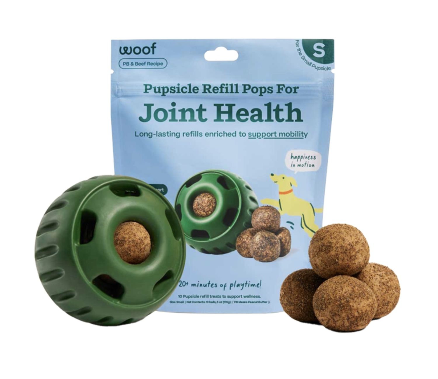Woof Dog Pops Wellness Joint Health, Size: Small 6oz
