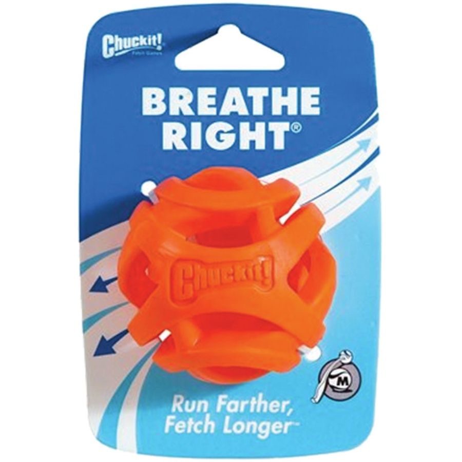 Chuckit! Dog Breathe Right Fetch Ball 1 Pack, Size: Medium