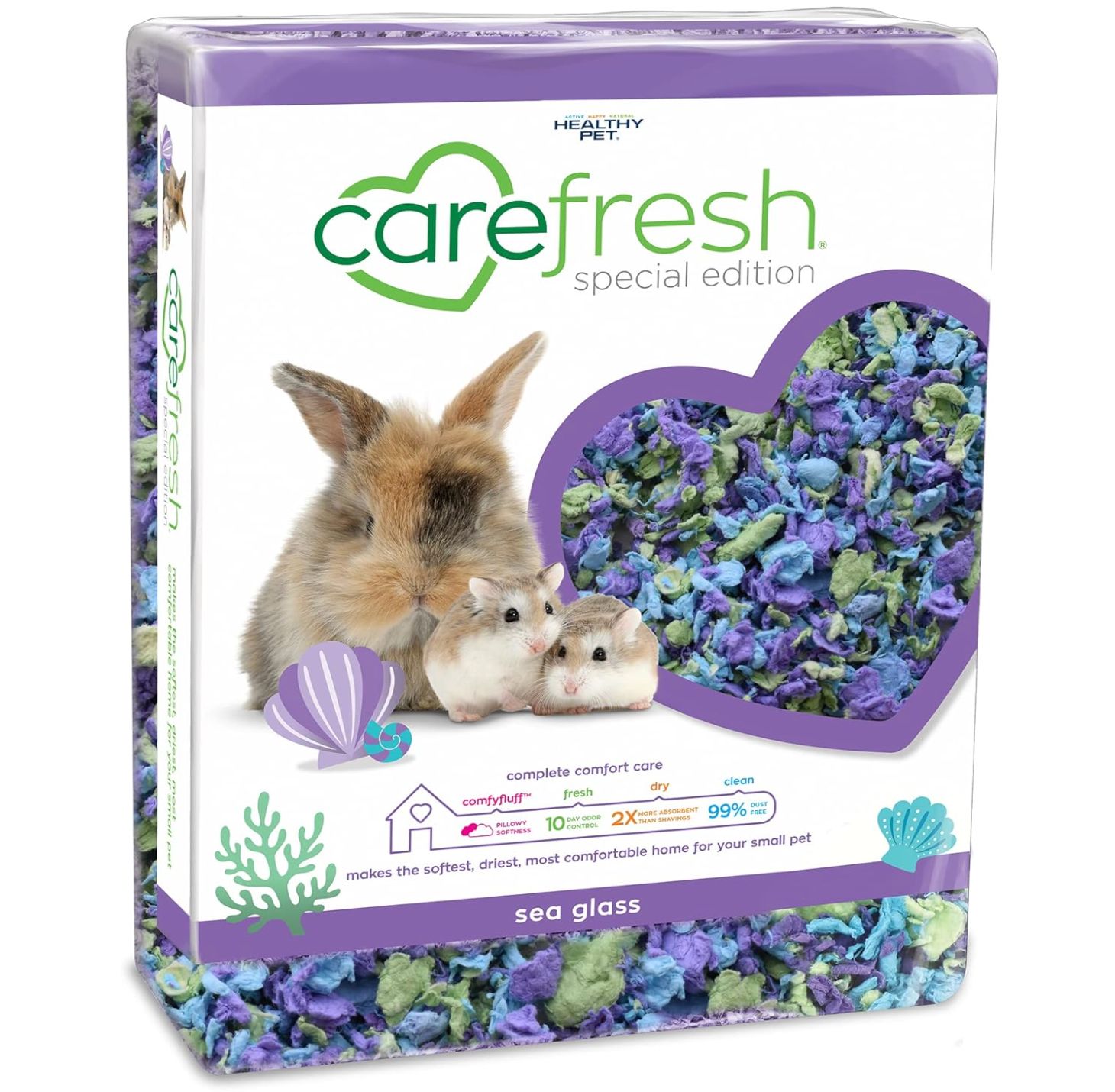 Carefresh Small Pet Bedding Sea Glass, Size: 23L