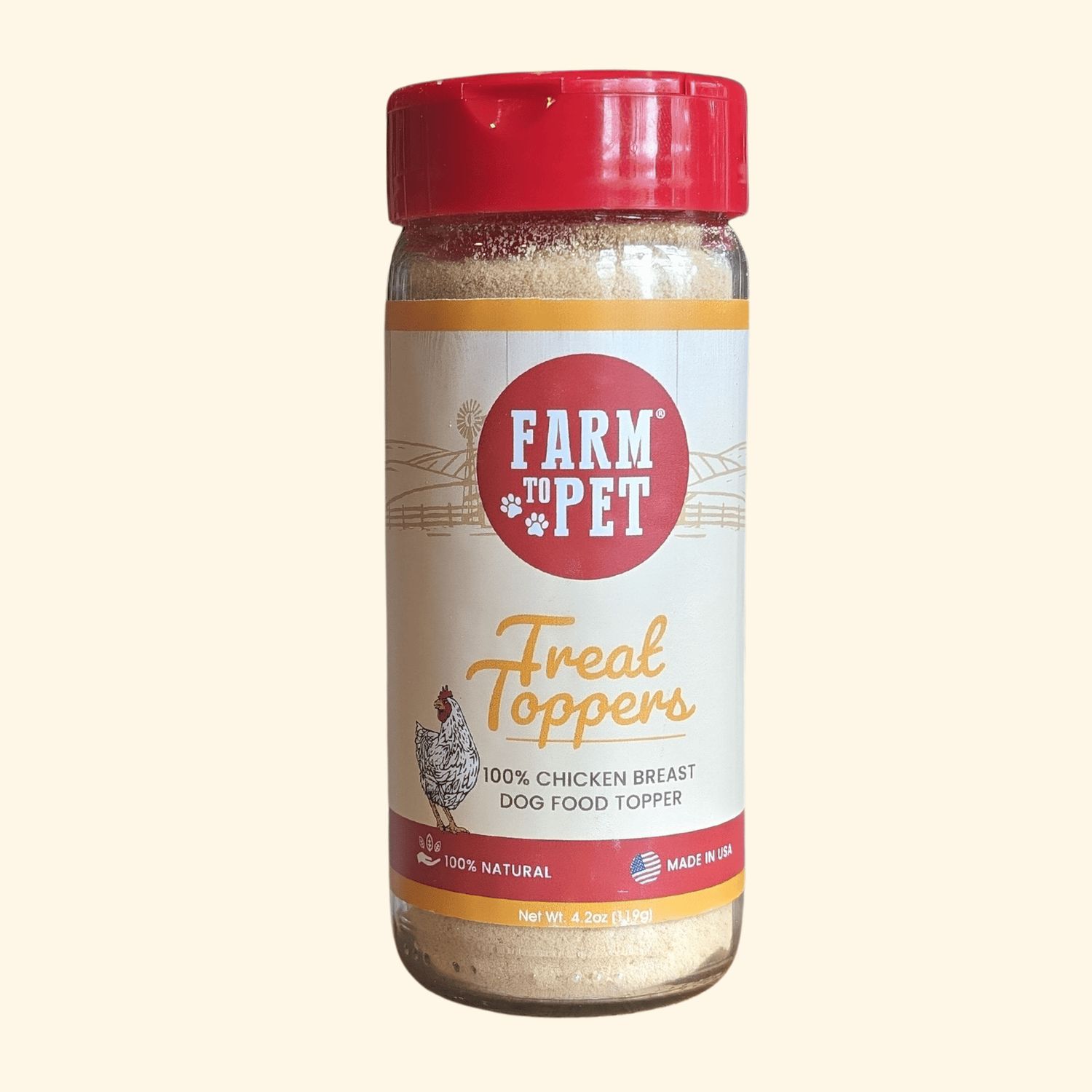 Farm to Pet Topper Chicken 4.2oz