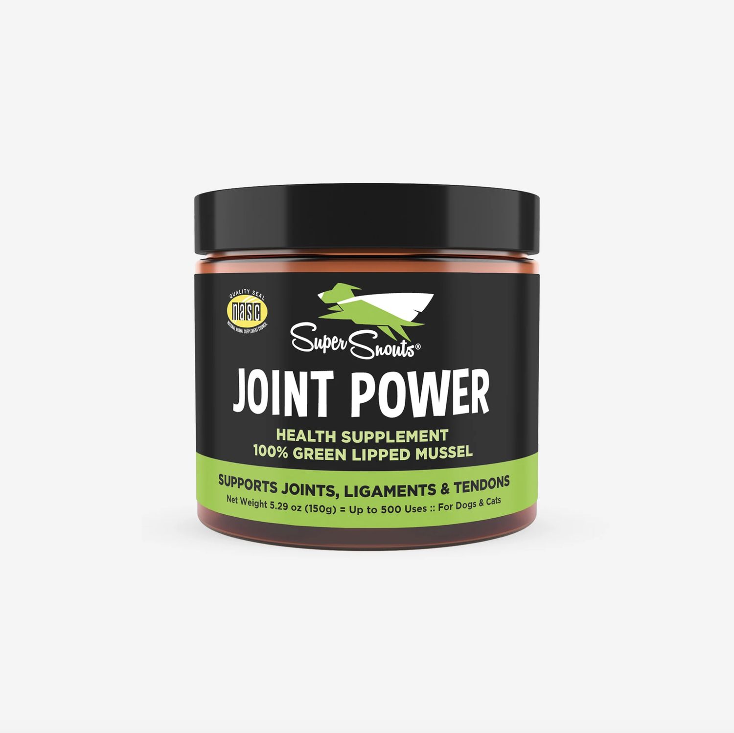 Super Snouts Dog &amp; Cat Joint Power Green Mussel Powder, Size: 3oz