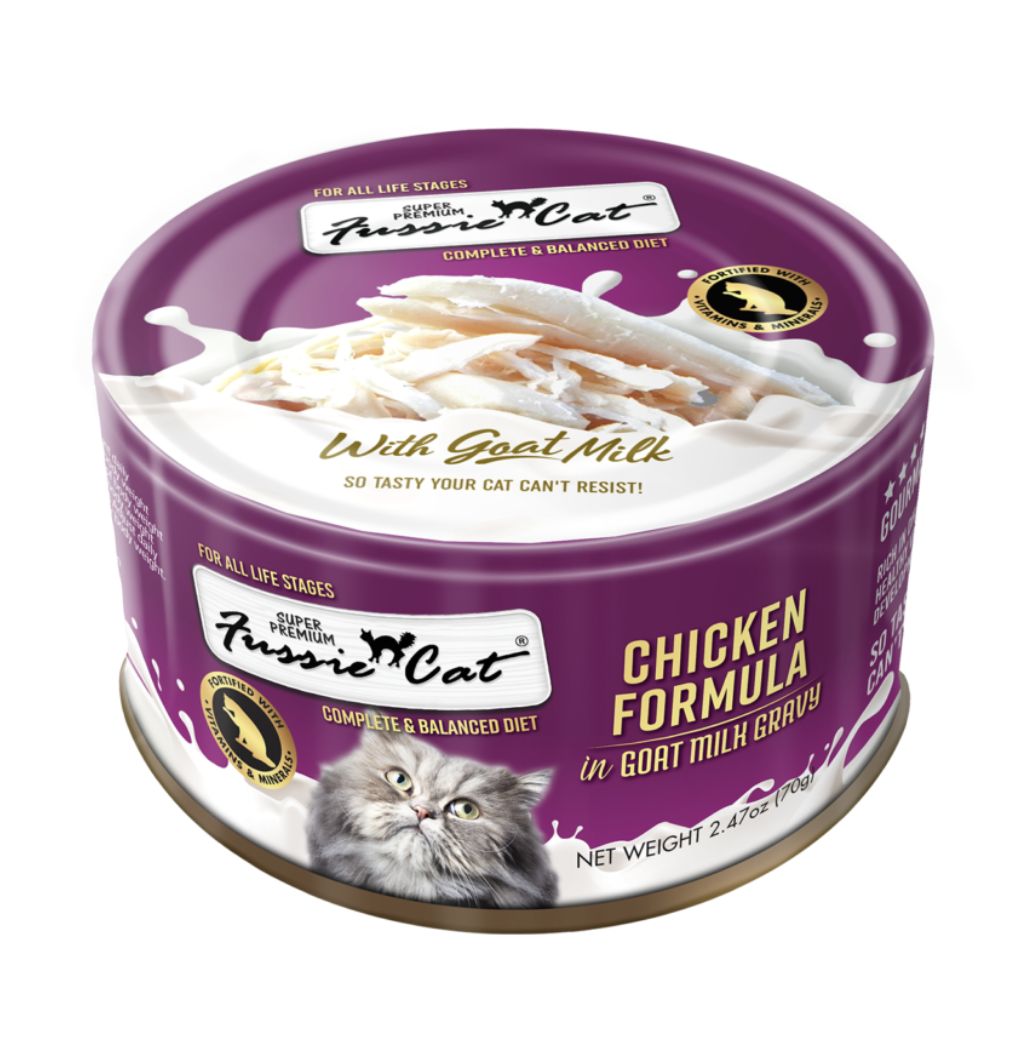 Fussie Cat Chicken in Goat Milk Gravy Can 2.47oz