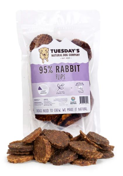 Tuesday's Dog Rabbit Flips 8.5oz