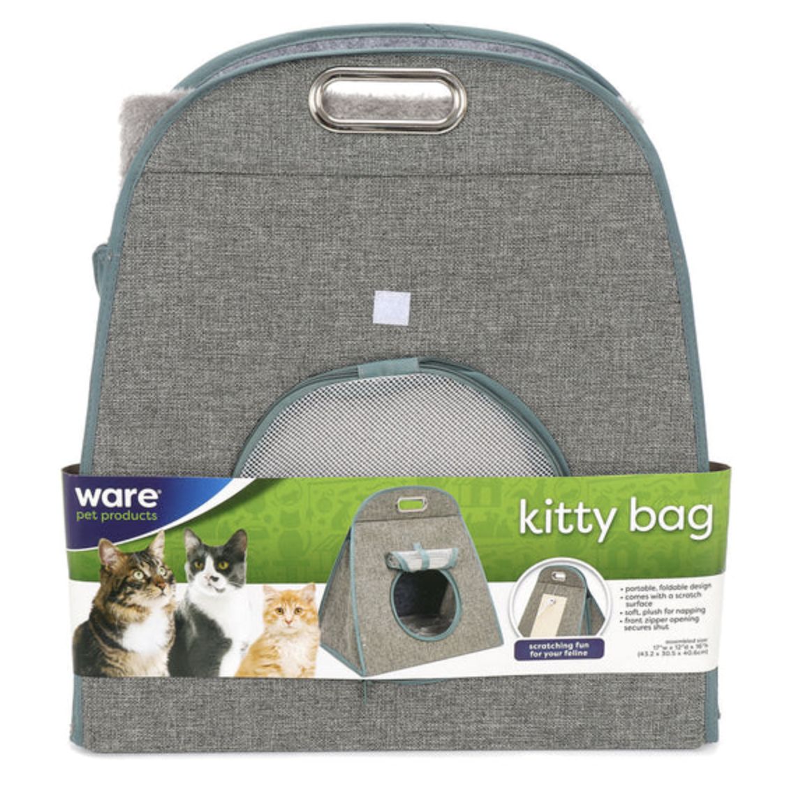 Ware Cat Foldable Travel Kitty Bag