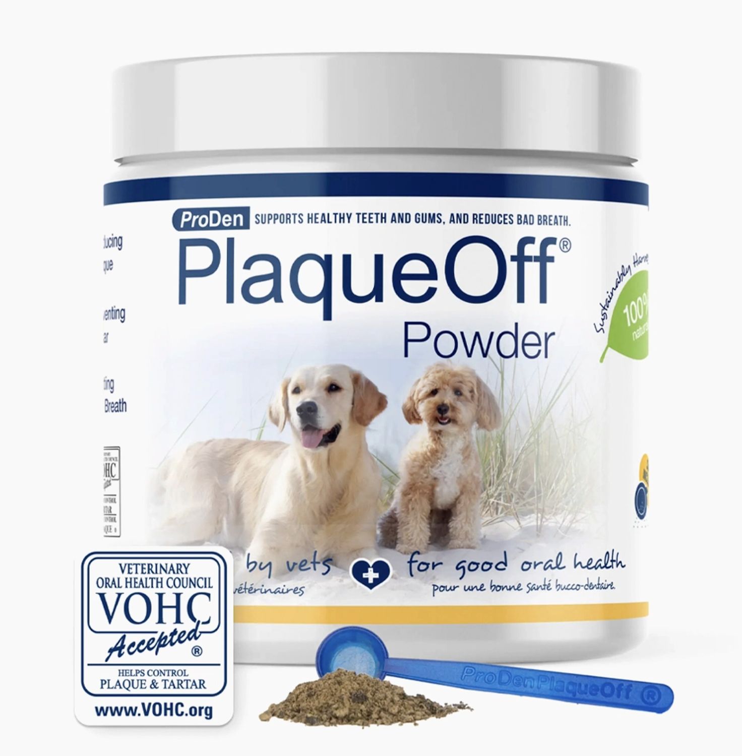 ProDen PlaqueOff Dog Dental Kelp Powder, Size: 180g
