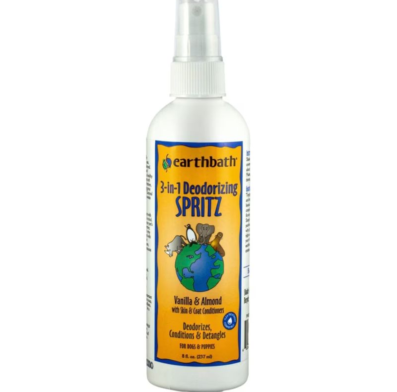 Earthbath 3-In-1 Deodorizing Spritz Vanilla &amp; Almond 8oz