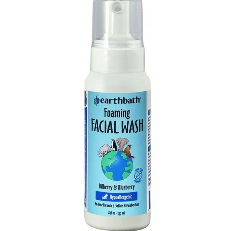 Earthbath Foaming Facial Wash Bilberry &amp; Blueberry 8oz