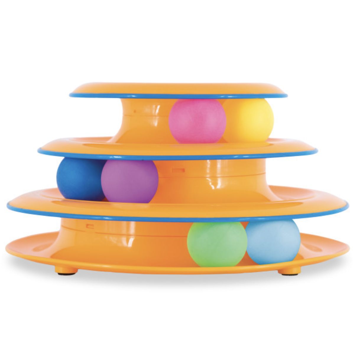 Outward Hound Catstages Tower of Tracks Cat Toy Multi