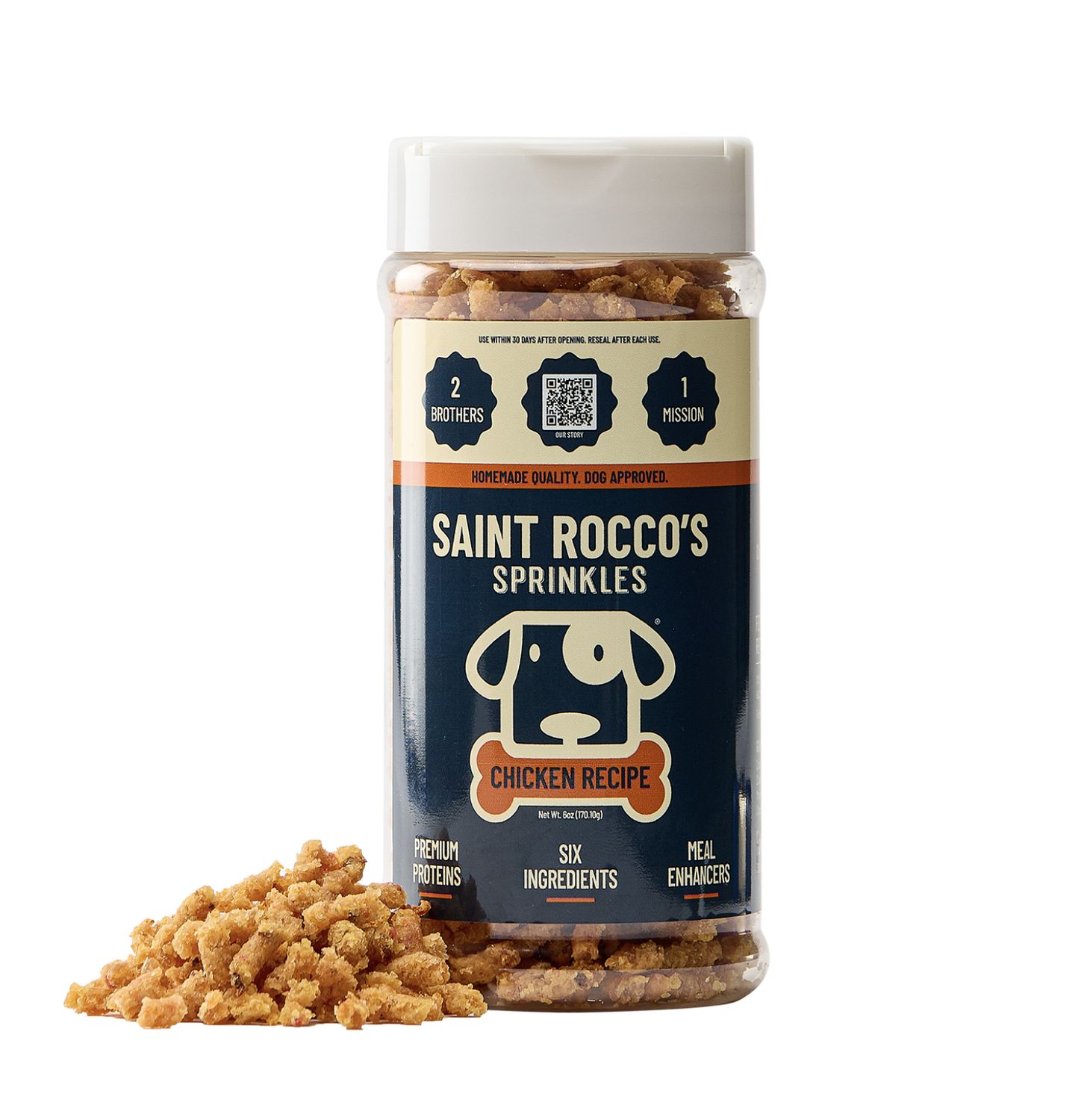 Saint Rocco's Dog Sprinkles Chicken Topper 6oz