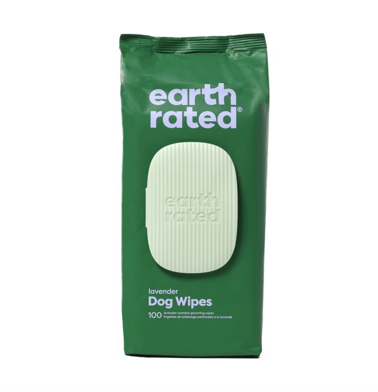 Earth Rated Dog Grooming Wipes Lavender