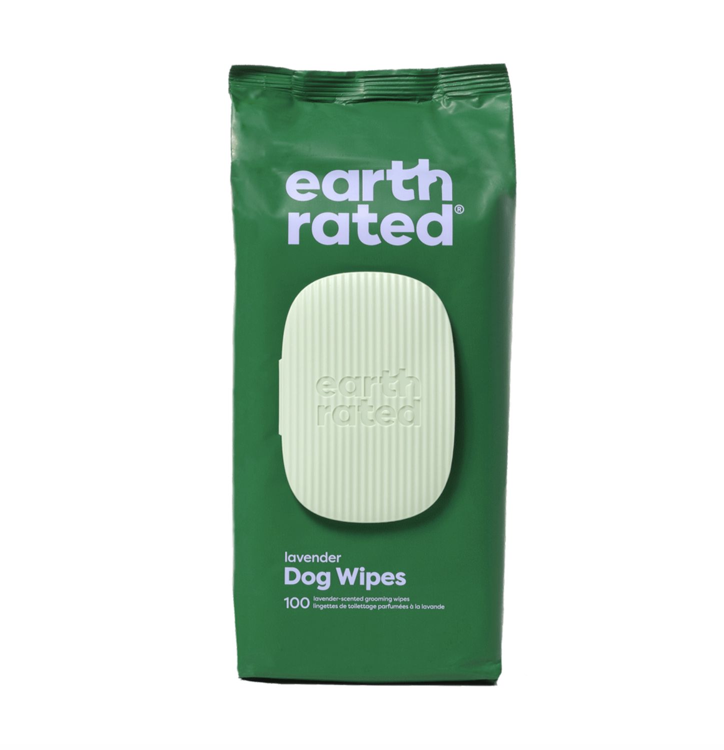 Earth Rated Dog Grooming Wipes Lavender, Size: 100 Count