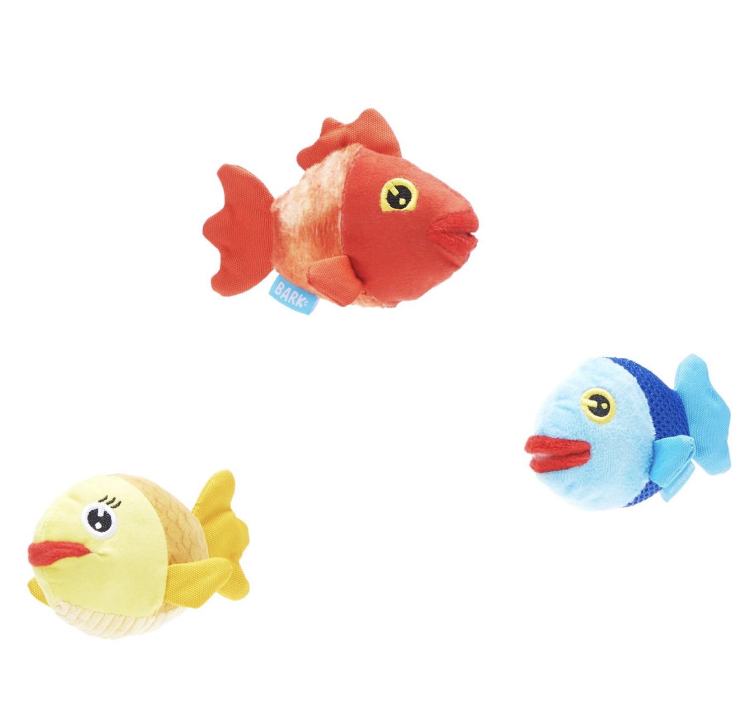 BARK Dog The Groupers Multicolor Fish School Toy