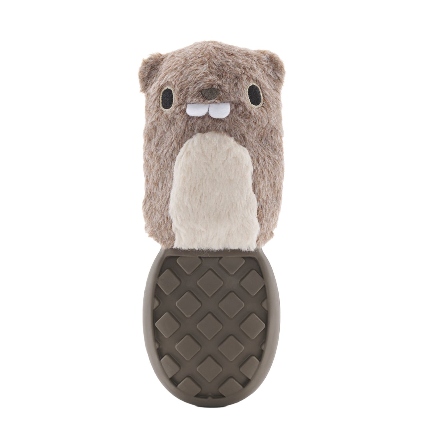 BARK Dog P.B. Beaver Super Chewer Durable 2-in-1 + Enrichment Toy