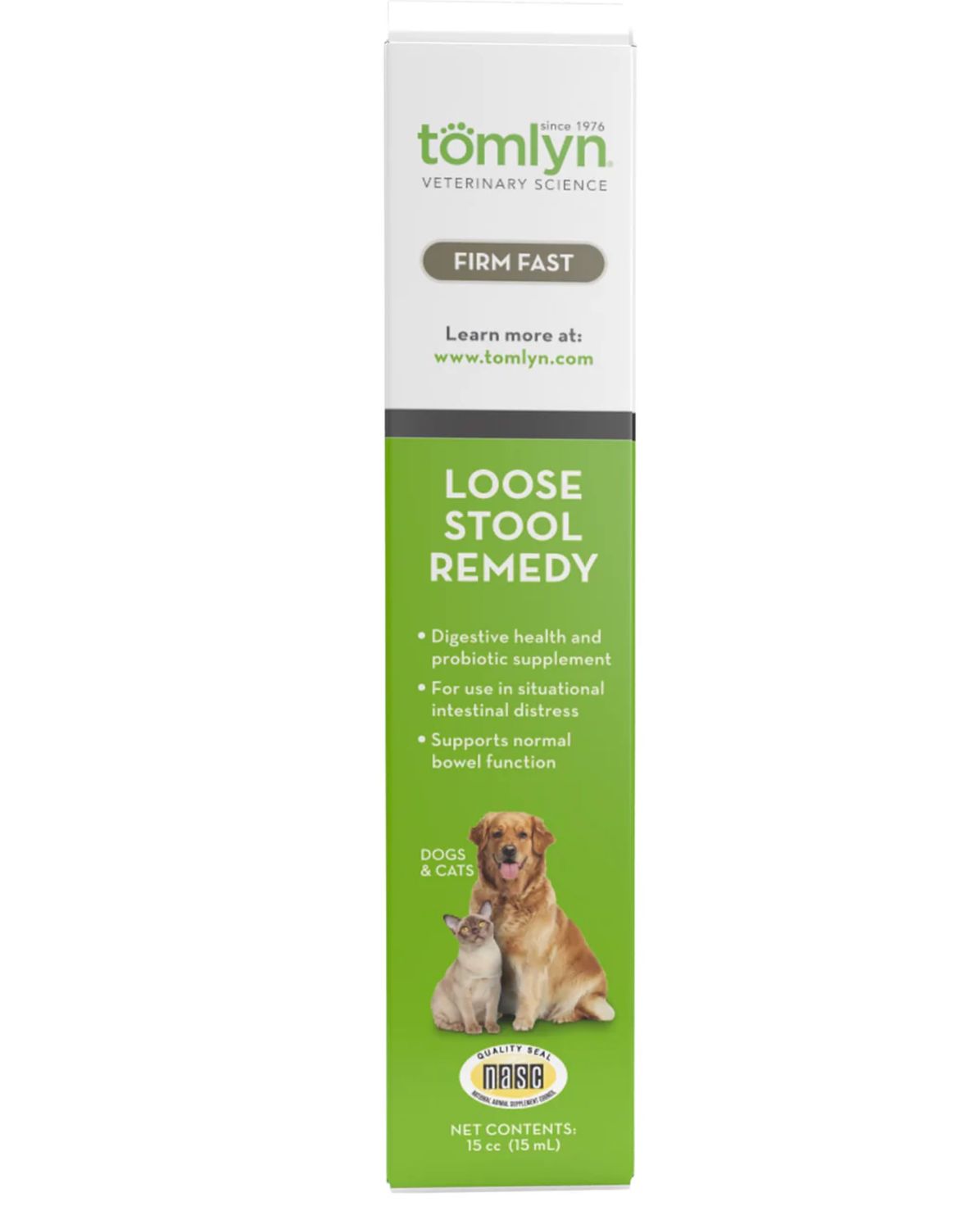 Tomlyn Dog &amp; Cat Loose Stool Remedy 15cc