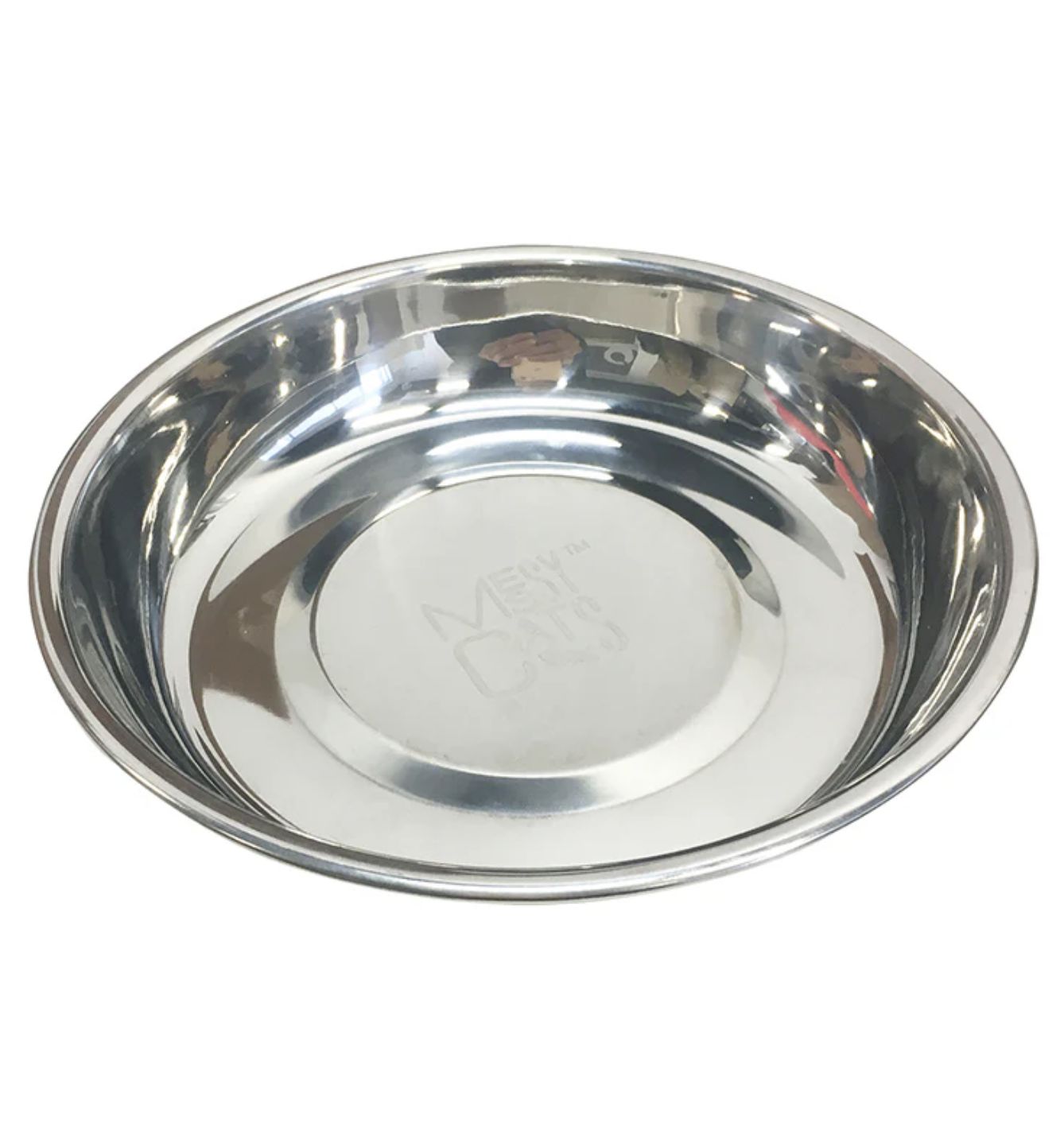 Messy Mutts Cat Stainless Steel Bowl 1.75 Cups (14oz)