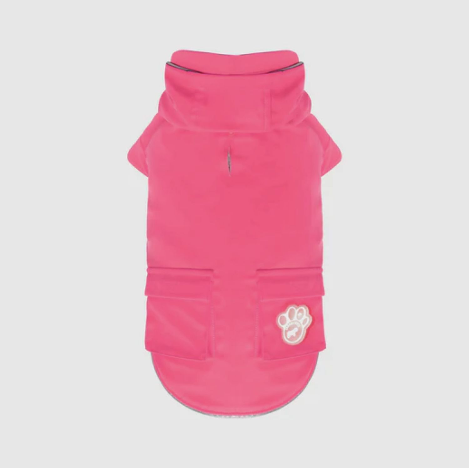 Canada Pooch Rain Coat, Color: Pink, Size: 8