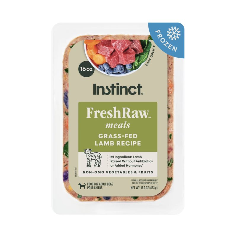 Instinct Dog Frozen FreshRaw Meals Grass-Fed Lamb