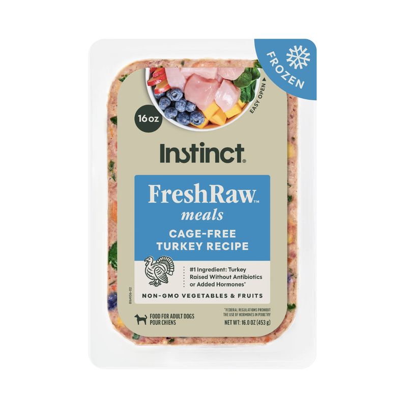 Instinct Dog Frozen FreshRaw Meals Cage-Free Turkey