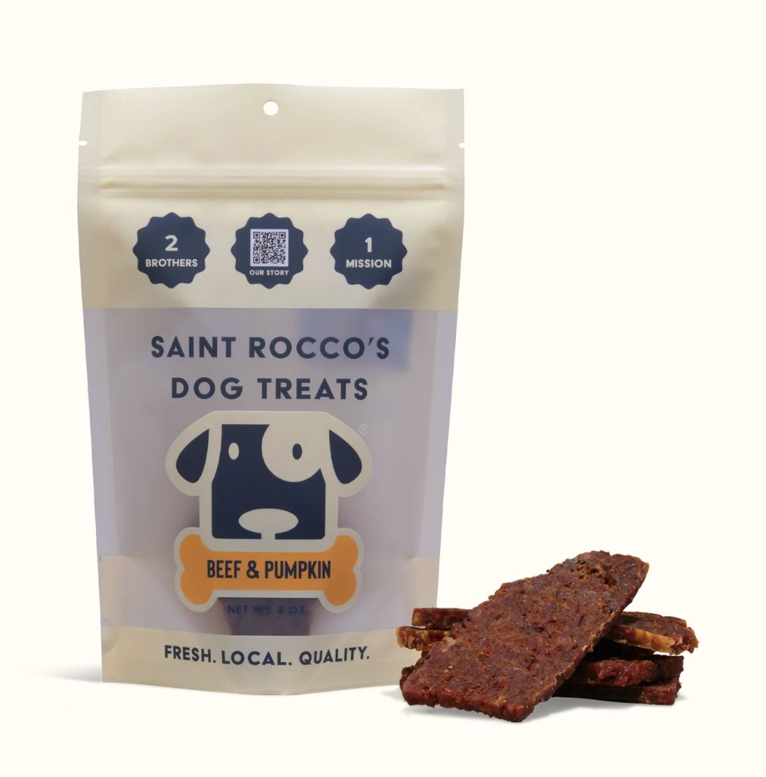 Saint Rocco's Dog Beef &amp; Pumpkin, Size: 8oz