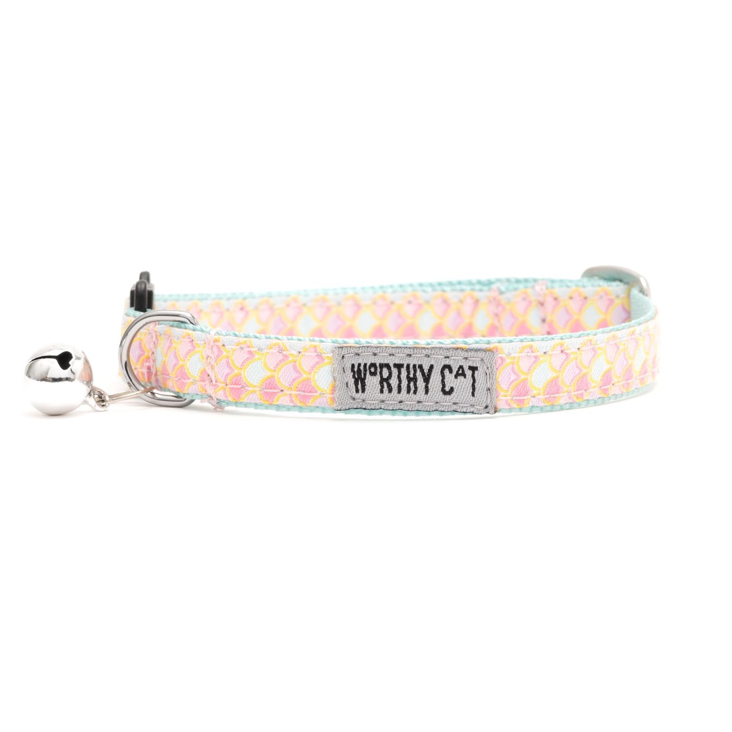 The Worthy Dog Sunflower Cat Collar, Color: Mermaid Pink