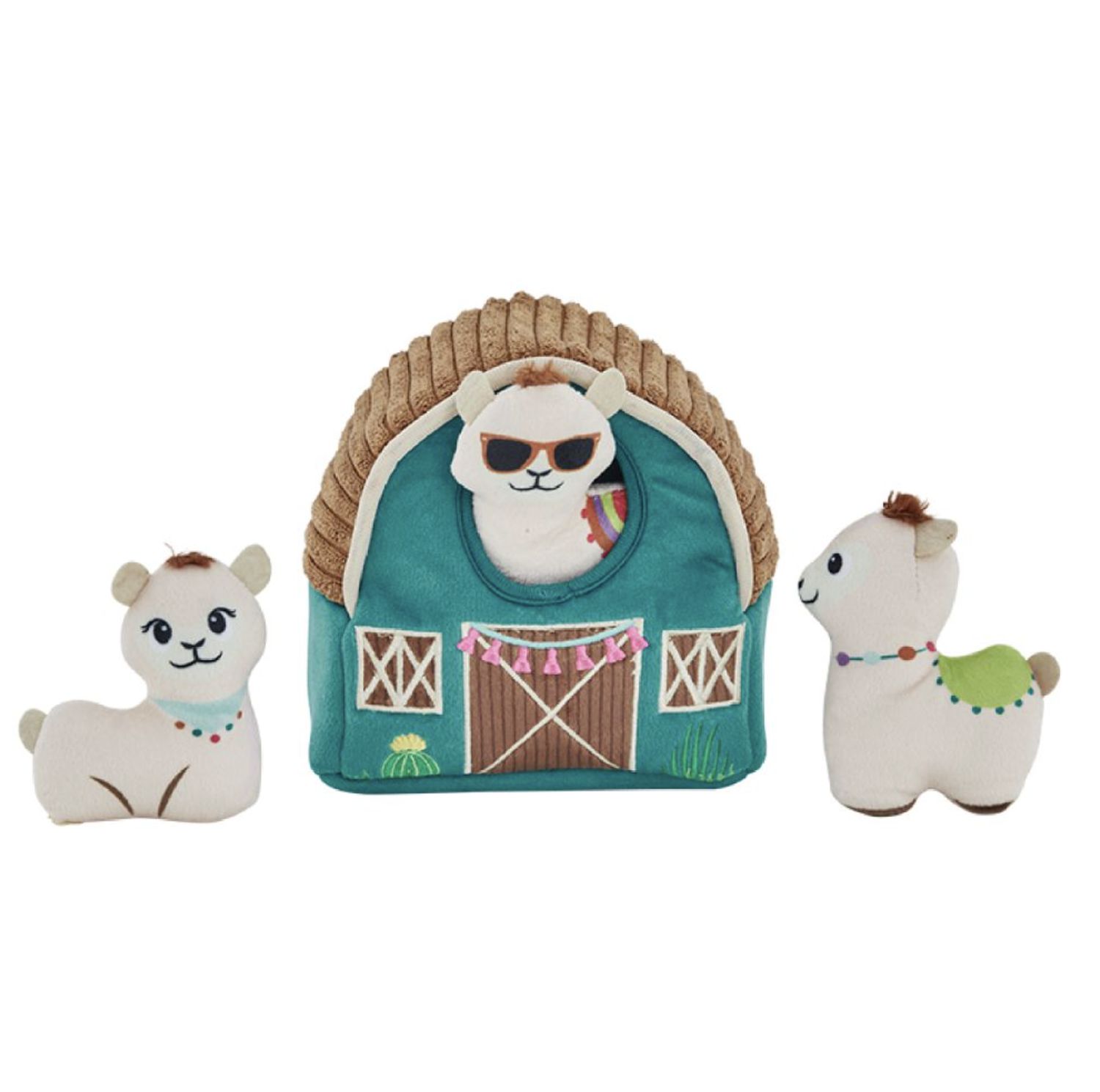 Outward Hound Dog Hide A Llama Plush Toy