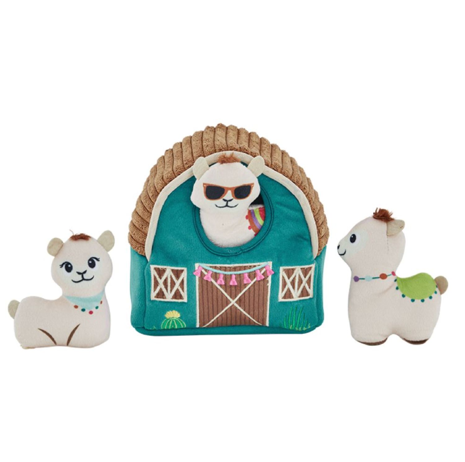 Outward Hound Dog Hide A Llama Plush Toy