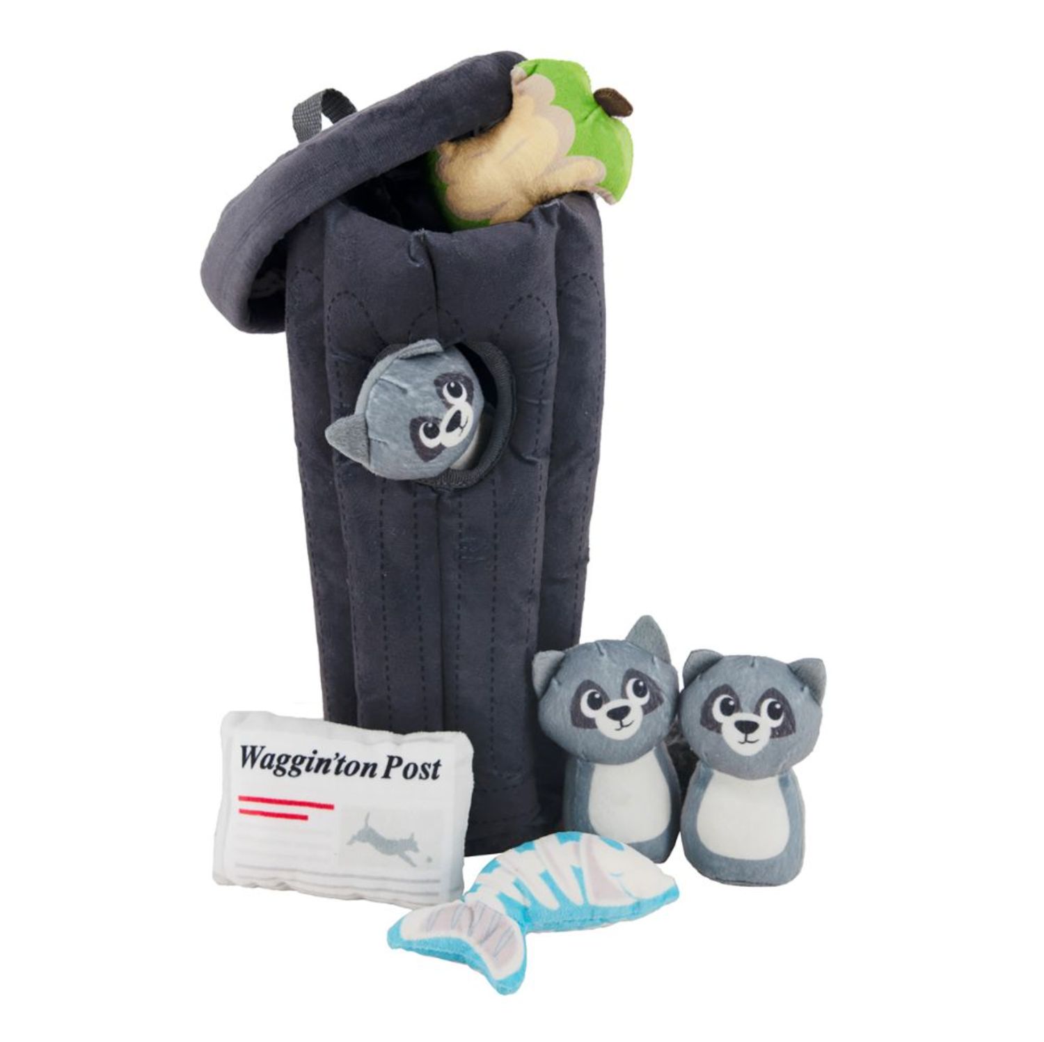 Outward Hound Dog Hide A Raccoon Plush Toy